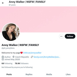 Anny Walker Twitter, Top Premium Porn Sites