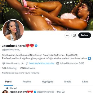 Jasmine Sherni Twitter, Top Premium Porn Sites