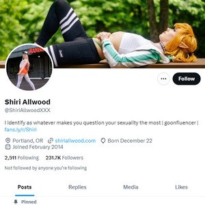 Shiri Allwood Twitter (TS), Top Premium Porn Sites