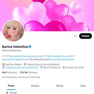 Sarina Valentina Twitter (TS), Top Premium Porn Sites