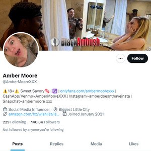 Amber Moore Twitter, Top Premium Porn Sites