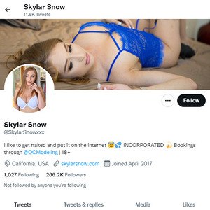 Skylar Snow, Top Premium Porn Sites