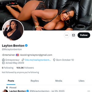 Layton Benton Twitter, Top Premium Porn Sites