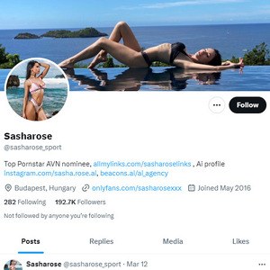 Sasha Rose Twitter, Top Premium Porn Sites