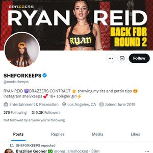 Ryan Reid Twitter, Top Premium Porn Sites