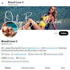 Brandi Love Twitter, Top Premium Porn Sites