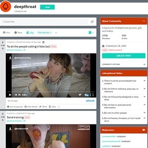 Reddit Deepthroat, Top Premium Porn Sites