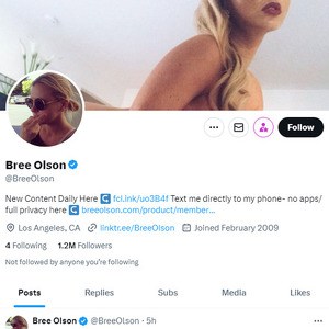 Bree Olson Twitter, Top Premium Porn Sites