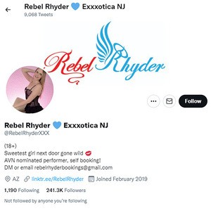 Rebel Rhyder, Top Premium Porn Sites