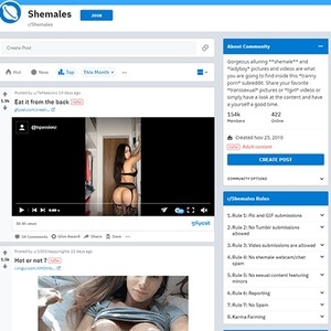 Reddit Shemales, Top Premium Porn Sites