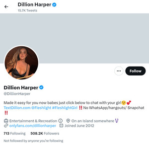 Dillion Harper Twitter, Top Premium Porn Sites