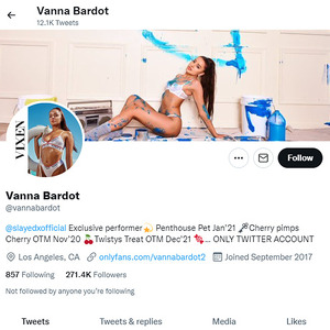 Vanna Bardot, Top Premium Porn Sites