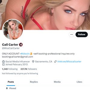 Cali Carter Twitter, Top Premium Porn Sites