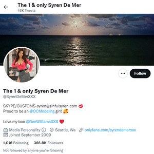 Syren De Mer, Top Premium Porn Sites