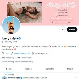 Avery Cristy Twitter, Top Premium Porn Sites