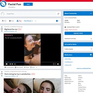 Reddit Facial Fun, Top Premium Porn Sites