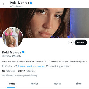 Kelsi Monroe Twitter, Top Premium Porn Sites