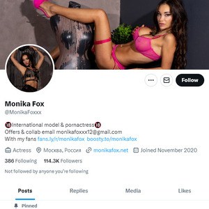 Monika Fox Twitter, Top Premium Porn Sites