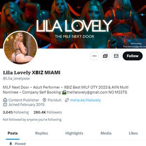 Lila Lovely Twitter, Top Premium Porn Sites