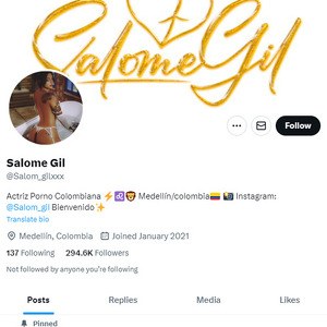 Salome Gil Twitter, Top Premium Porn Sites