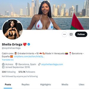 Sheila Ortega Twitter, Top Premium Porn Sites