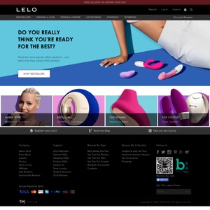 Lelo, Top Premium Porn Sites