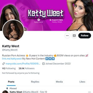 Katty West Twitter, Top Premium Porn Sites