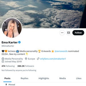 Ema Karter Twitter, Top Premium Porn Sites