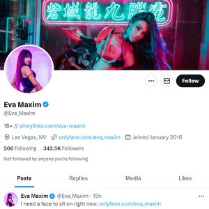 Eva Maxim Twitter (TS), Top Premium Porn Sites