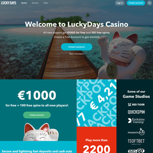 Lucky Days Casino, Top Premium Porn Sites