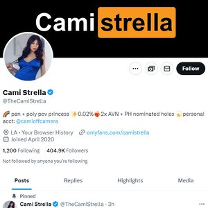 Cami Strella Twitter, Top Premium Porn Sites