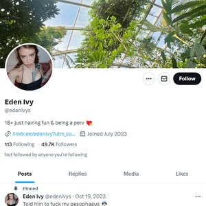 Eden Ivy Twitter, Top Premium Porn Sites