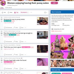 Eating Pussy GIFs, Top Premium Porn Sites