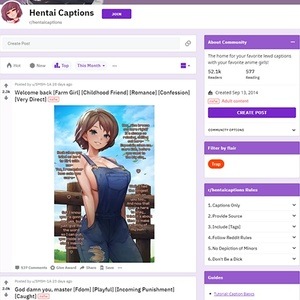 Hentai Captions, Top Premium Porn Sites