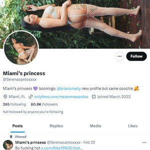 Serena Santos Twitter, Top Premium Porn Sites