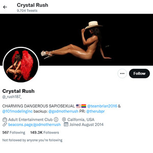 Crystal Rush, Top Premium Porn Sites