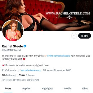 Rachel Steele Twitter, Top Premium Porn Sites