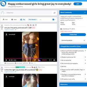 Happy Embarrassed Girls, Top Premium Porn Sites