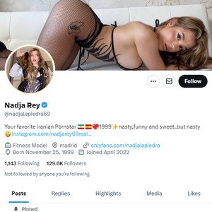 Nadja Rey Twitter, Top Premium Porn Sites