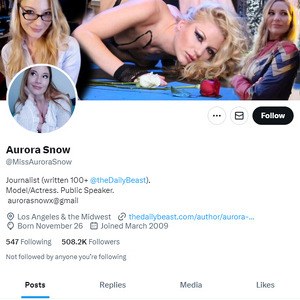 Aurora Snow Twitter, Top Premium Porn Sites