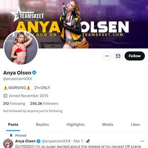 Anya Olsen Twitter, Top Premium Porn Sites