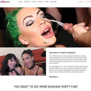 Party Bukkake, Top Premium Porn Sites