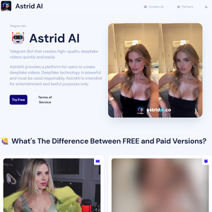 Astrid AI, Top Premium Porn Sites