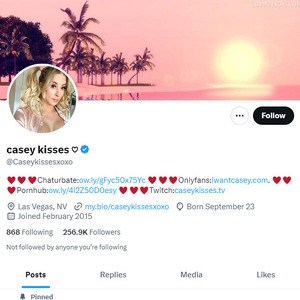 Casey Kisses Twitter (TS), Top Premium Porn Sites