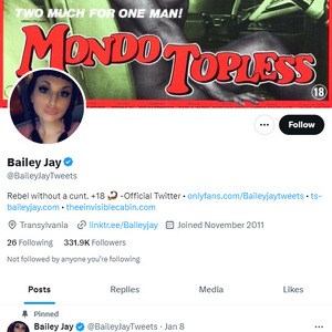 Bailey Jay Twitter (TS), Top Premium Porn Sites