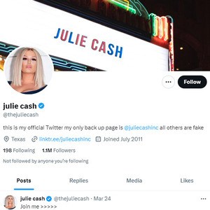 Julie Cash Twitter, Top Premium Porn Sites