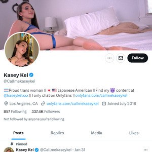 Kasey Kei Twitter (TS), Top Premium Porn Sites