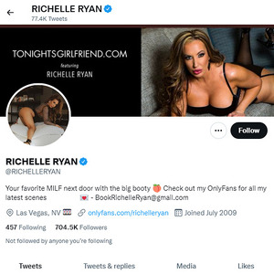 Richelle Ryan, Top Premium Porn Sites