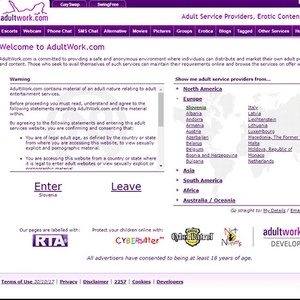 AdultWork, Top Premium Porn Sites