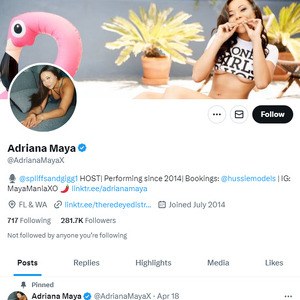 Adriana Maya Twitter, Top Premium Porn Sites